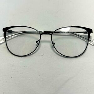 Armani Exchange Black Clubmaster Eyeglasses - Frames Only